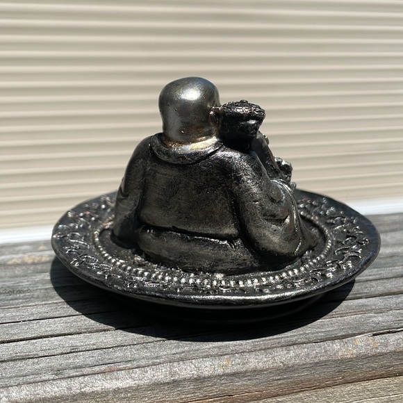 ⚜️Laughing Buddha Incense Holder Sculpture Decor! NWT! - Picture 4 of 7